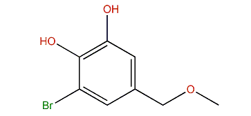 3-Bromo-4,5-dihydroxybenzyl methyl ether